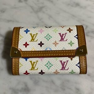 Louis Vuitton Takashi Murakami 2003 Porte Monnaie Plat wallet